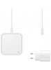 Беспроводное зарядное устройство Samsung 15W Wireless Charger Pad (with TA) White