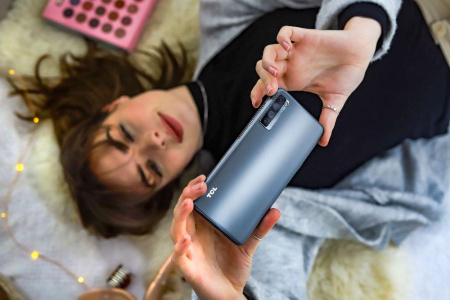 Смартфон TCL 20L+ (T775H) 6/256GB Dual SIM Milky Way Gray