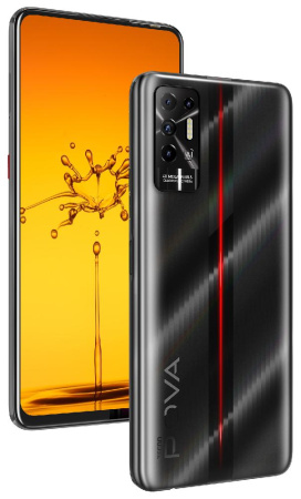 Смартфон TECNO POVA-2 (LE7n) 4/64Gb NFC Dual SIM Dazzle Black