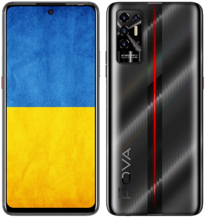 Смартфон TECNO POVA-2 (LE7n) 4/64Gb NFC Dual SIM Dazzle Black