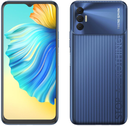 Смартфон TECNO Spark 8p (KG7n) 4/128Gb NFC Dual SIM Atlantic Blue
