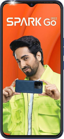 Смартфон TECNO Spark Go 2022 (KG5m) 2/32Gb NFC Dual SIM Atlantic Blue