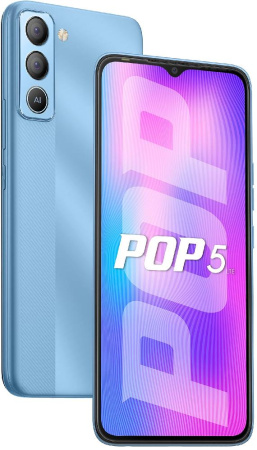 Смартфон TECNO POP 5 LTE (BD4i) 3/32Gb 2SIM Ice Blue