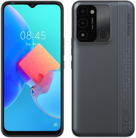 Смартфон TECNO Spark 8C (KG5k) 4/64Gb 2SIM Magnet Black