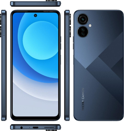 Смартфон TECNO Camon 19 Neo (CH6i) 6/128Gb NFC 2SIM Eco Black