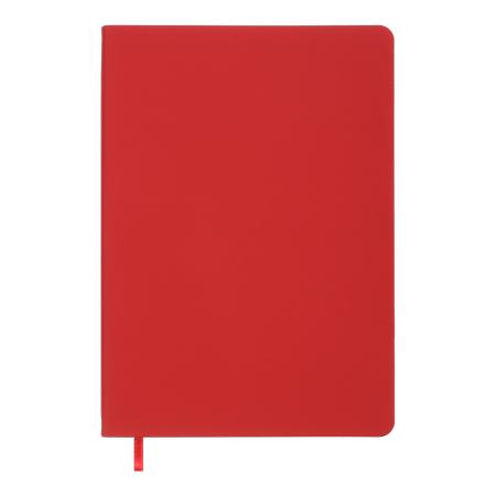 Книга записна TOUCH ME LOGO2U А5, 96л., Клітинка, обкладинка штучна шкіра
