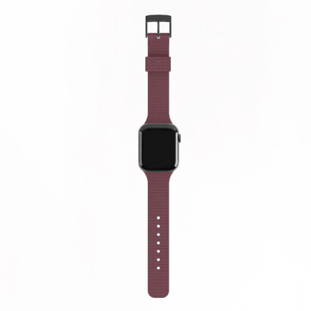 Ремінець UAG [U] для Apple Watch 44/42 [U] Dot Silicone, Aubergine