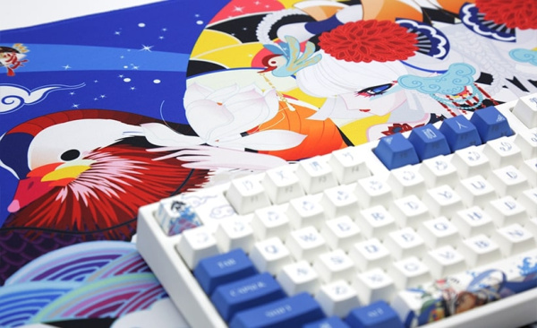 Ігрова поверхня Varmilo Lovebirds Blue, XL (900х400х3мм), синій
