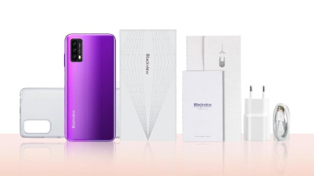 Смартфон Blackview A90 4/64GB NFC 2SIM Neon Purple UA