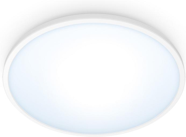 Розумний стельовий світильник WiZ SuperSlim Ceiling 16W (1500lm 29,2см) 2700-6500K Wi-Fi білий