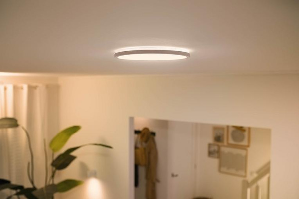 Розумний стельовий світильник WiZ SuperSlim Ceiling 16W (1500lm 29,2см) 2700-6500K Wi-Fi білий
