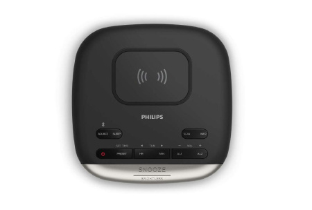Радиочасы Philips TAR7706 FM/DAB+, stereo 4W, LCD, Qi, Wireless