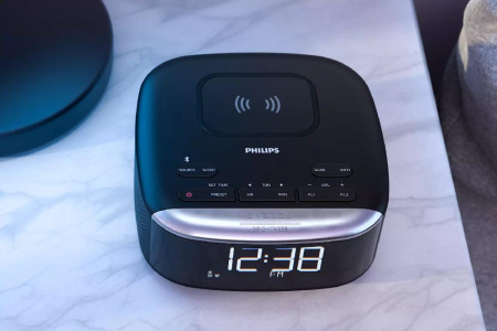 Радиочасы Philips TAR7706 FM/DAB+, stereo 4W, LCD, Qi, Wireless