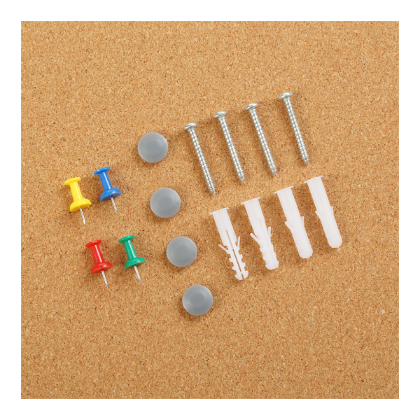 Дошка коркова, 75x100см, ал. рамка