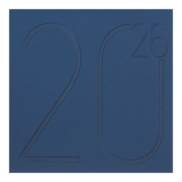 Щотижневик датов. 2025 STEEL, A5, темно-синій, штуч. шкіра