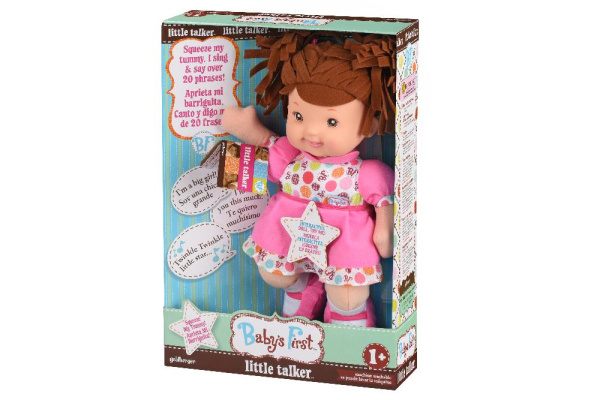 Лялька Baby's First Little Talker Навчайся говорити  (брюнетка)
