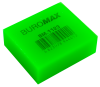 Гумка BUROMAX, НЕОН 40x35x14mm