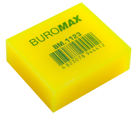 Гумка BUROMAX, НЕОН 40x35x14mm