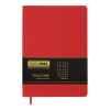 Книга записна TOUCH ME LOGO2U А5, 96л., Клітинка, обкладинка штучна шкіра