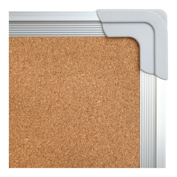 Дошка пробкова 45х60см, алюмінієва рамка