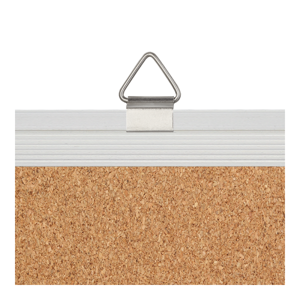Дошка пробкова 45х60см, алюмінієва рамка