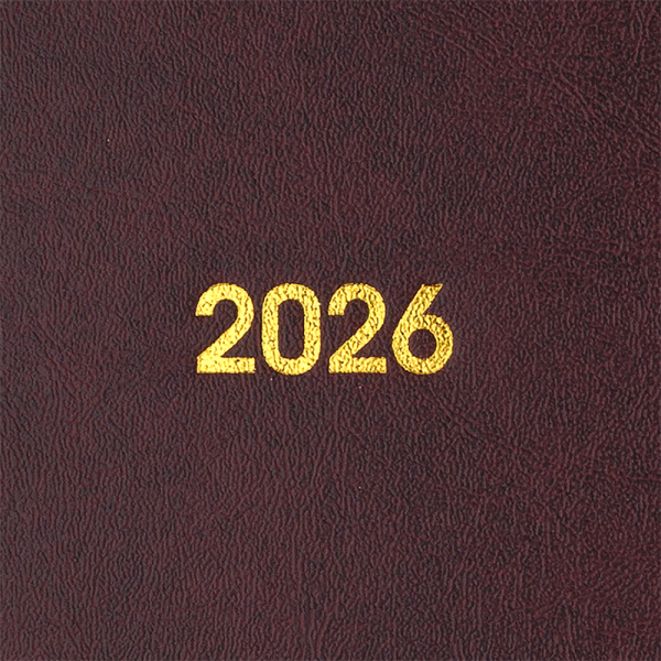 Щоденник датований 2025 BASE, Miradur, A5, бордовий