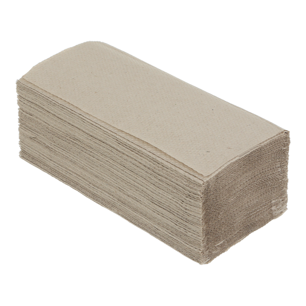 Рушники паперові макулатурні V-подібні.,160шт., сірі BUROCLEAN .