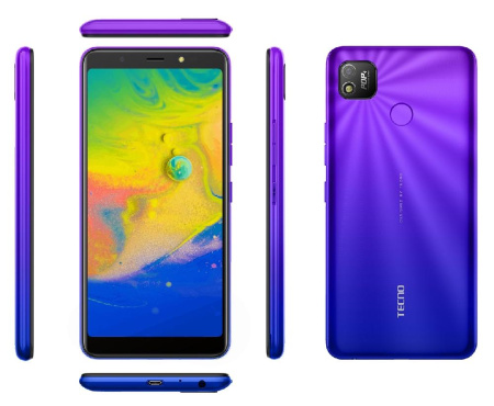 Смартфон TECNO POP 4 (BC2c) 2/32Gb Dual SIM Dawn Blue