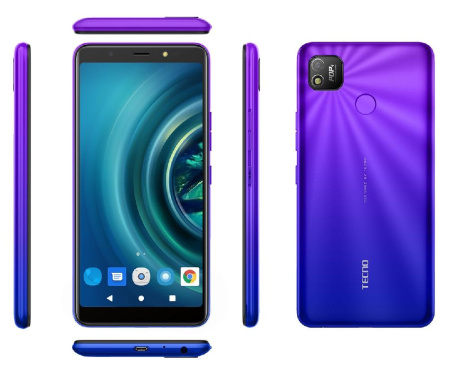Смартфон TECNO POP 4 (BC2c) 2/32Gb Dual SIM Dawn Blue