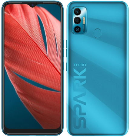 Смартфон TECNO Spark 7 (KF6n) 4/64Gb NFC Dual SIM Morpheus Blue