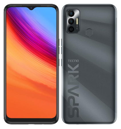 Смартфон TECNO Spark 7 (KF6n) 4/128Gb NFC 2SIM Magnet Black