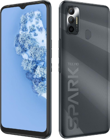 Смартфон TECNO Spark 7 (KF6n) 4/128Gb NFC 2SIM Magnet Black