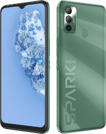 Смартфон TECNO Spark 7 (KF6n) 4/128Gb NFC Dual SIM Spruce Green