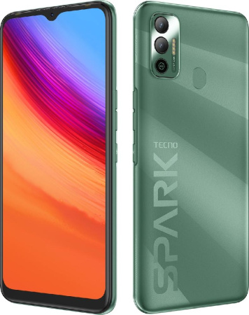 Смартфон TECNO Spark 7 (KF6n) 4/128Gb NFC Dual SIM Spruce Green