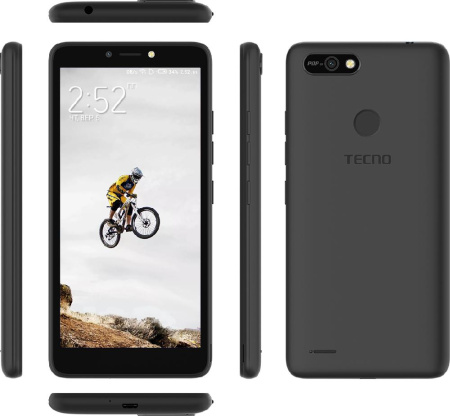 Смартфон TECNO POP 2F (B1F) 1/16GB Dual SIM Midnight Black