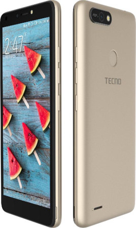 Смартфон TECNO POP 2F (B1F) 1/16GB Dual SIM Champagne Gold
