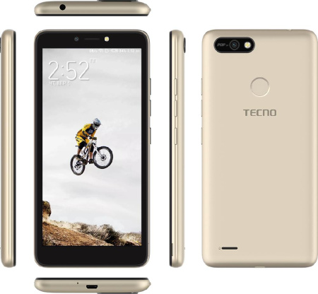 Смартфон TECNO POP 2F (B1F) 1/16GB Dual SIM Champagne Gold