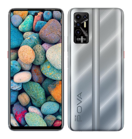Смартфон TECNO POVA-2 (LE7n) 4/128Gb NFC Dual SIM Polar Silver