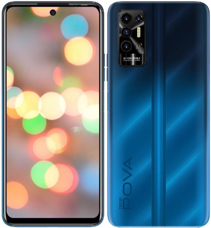 Смартфон TECNO POVA-2 (LE7n) 4/128Gb NFC Dual SIM Energy Blue